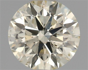 Picture of Natural Diamond 0.42 Carats, Round with Excellent Cut, K Color, SI2 Clarity and Certified by IGI