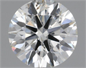 Natural Diamond 0.50 Carats, Round with Excellent Cut, I Color, SI1 Clarity and Certified by IGI