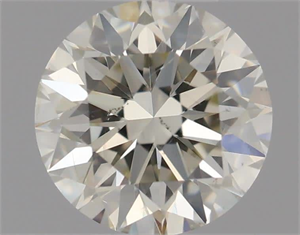 Picture of Natural Diamond 0.50 Carats, Round with Excellent Cut, I Color, SI1 Clarity and Certified by IGI