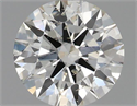 Natural Diamond 0.50 Carats, Round with Excellent Cut, H Color, SI1 Clarity and Certified by IGI