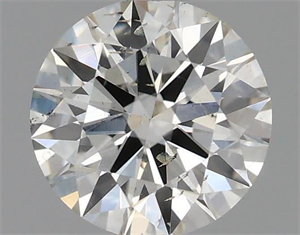 Picture of Natural Diamond 0.50 Carats, Round with Excellent Cut, H Color, SI1 Clarity and Certified by IGI