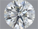 Natural Diamond 0.51 Carats, Round with Excellent Cut, H Color, SI1 Clarity and Certified by IGI