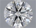 Natural Diamond 0.50 Carats, Round with Excellent Cut, H Color, SI1 Clarity and Certified by IGI