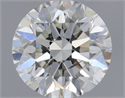 Natural Diamond 0.50 Carats, Round with Excellent Cut, H Color, SI1 Clarity and Certified by IGI