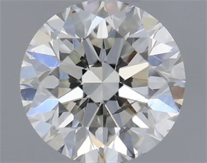 Picture of Natural Diamond 0.50 Carats, Round with Excellent Cut, H Color, SI1 Clarity and Certified by IGI