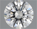 Natural Diamond 0.50 Carats, Round with Excellent Cut, H Color, SI1 Clarity and Certified by IGI