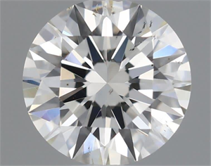 Picture of Natural Diamond 0.50 Carats, Round with Excellent Cut, H Color, SI1 Clarity and Certified by IGI