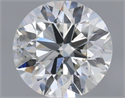 Natural Diamond 0.50 Carats, Round with Excellent Cut, H Color, SI1 Clarity and Certified by IGI