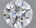 Natural Diamond 0.51 Carats, Round with Excellent Cut, H Color, SI1 Clarity and Certified by IGI