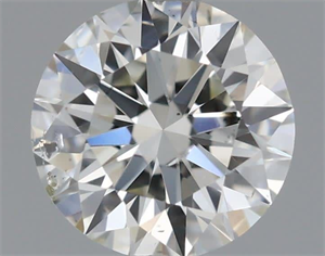 Picture of Natural Diamond 0.41 Carats, Round with Excellent Cut, H Color, SI1 Clarity and Certified by IGI