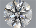 Natural Diamond 0.50 Carats, Round with Excellent Cut, I Color, SI1 Clarity and Certified by IGI