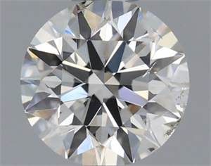 Picture of Natural Diamond 0.50 Carats, Round with Excellent Cut, I Color, SI1 Clarity and Certified by IGI