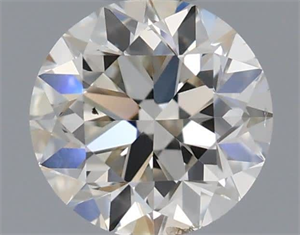 Picture of Natural Diamond 0.50 Carats, Round with Very Good Cut, I Color, SI1 Clarity and Certified by IGI