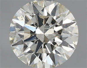 Picture of Natural Diamond 0.40 Carats, Round with Excellent Cut, J Color, SI2 Clarity and Certified by IGI