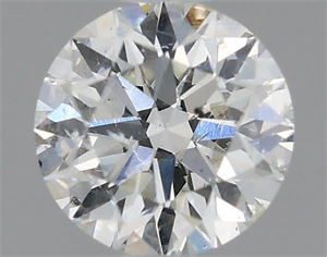 Picture of Natural Diamond 0.51 Carats, Round with Excellent Cut, F Color, SI2 Clarity and Certified by IGI