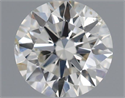 Natural Diamond 0.50 Carats, Round with Excellent Cut, I Color, SI1 Clarity and Certified by IGI