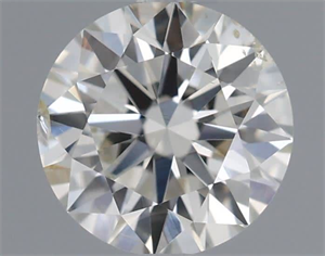 Picture of Natural Diamond 0.50 Carats, Round with Excellent Cut, I Color, SI1 Clarity and Certified by IGI