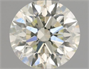 Natural Diamond 0.59 Carats, Round with Excellent Cut, I Color, SI1 Clarity and Certified by IGI