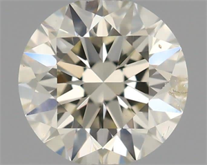 Picture of Natural Diamond 0.42 Carats, Round with Excellent Cut, K Color, SI2 Clarity and Certified by IGI