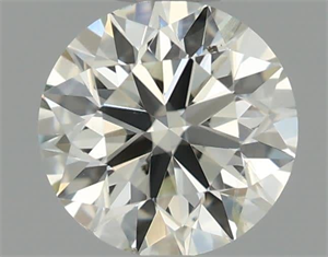 Picture of Natural Diamond 0.50 Carats, Round with Excellent Cut, I Color, SI2 Clarity and Certified by IGI