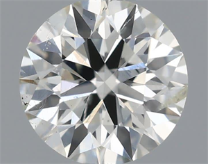 Picture of Natural Diamond 0.50 Carats, Round with Excellent Cut, J Color, SI2 Clarity and Certified by IGI