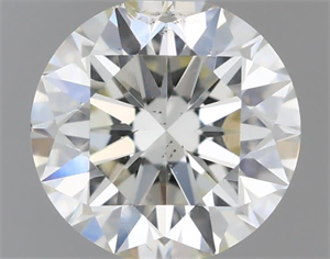 Picture of Natural Diamond 0.51 Carats, Round with Excellent Cut, I Color, SI1 Clarity and Certified by IGI