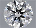 Natural Diamond 0.50 Carats, Round with Excellent Cut, I Color, SI1 Clarity and Certified by IGI