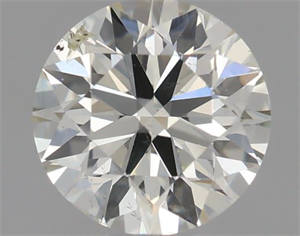 Picture of Natural Diamond 0.50 Carats, Round with Excellent Cut, J Color, SI1 Clarity and Certified by IGI