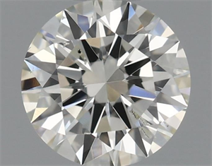 Picture of Natural Diamond 0.50 Carats, Round with Excellent Cut, I Color, SI2 Clarity and Certified by IGI