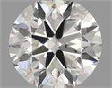 Natural Diamond 0.50 Carats, Round with Excellent Cut, I Color, SI2 Clarity and Certified by IGI