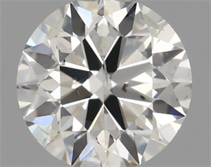 Picture of Natural Diamond 0.50 Carats, Round with Excellent Cut, I Color, SI2 Clarity and Certified by IGI