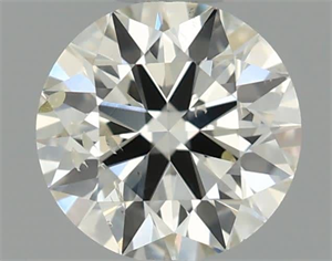 Picture of Natural Diamond 0.50 Carats, Round with Excellent Cut, I Color, SI2 Clarity and Certified by IGI