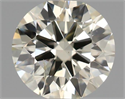 Natural Diamond 0.42 Carats, Round with Excellent Cut, K Color, SI2 Clarity and Certified by IGI