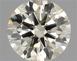 Picture of Natural Diamond 0.42 Carats, Round with Excellent Cut, K Color, SI2 Clarity and Certified by IGI