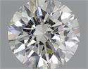 Natural Diamond 0.51 Carats, Round with Excellent Cut, I Color, SI2 Clarity and Certified by IGI