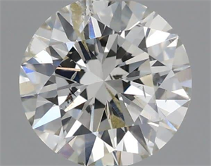 Picture of Natural Diamond 0.51 Carats, Round with Excellent Cut, I Color, SI2 Clarity and Certified by IGI