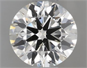 Natural Diamond 0.52 Carats, Round with Excellent Cut, I Color, SI2 Clarity and Certified by IGI