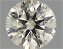 Natural Diamond 0.50 Carats, Round with Excellent Cut, I Color, SI2 Clarity and Certified by IGI