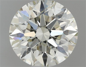 Picture of Natural Diamond 0.51 Carats, Round with Excellent Cut, I Color, SI2 Clarity and Certified by IGI