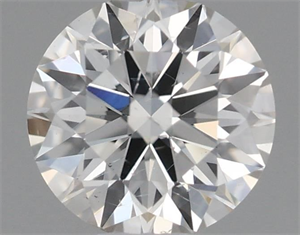 Picture of Natural Diamond 0.41 Carats, Round with Excellent Cut, I Color, SI1 Clarity and Certified by IGI