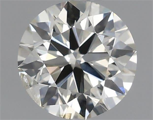 Picture of Natural Diamond 0.50 Carats, Round with Excellent Cut, I Color, SI2 Clarity and Certified by IGI