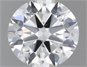 Natural Diamond 0.55 Carats, Round with Excellent Cut, I Color, SI1 Clarity and Certified by IGI