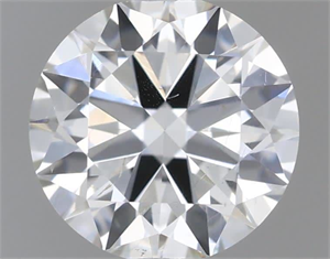 Picture of Natural Diamond 0.55 Carats, Round with Excellent Cut, I Color, SI1 Clarity and Certified by IGI