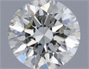 Natural Diamond 0.45 Carats, Round with Excellent Cut, I Color, SI1 Clarity and Certified by IGI