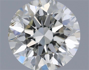 Picture of Natural Diamond 0.45 Carats, Round with Excellent Cut, I Color, SI1 Clarity and Certified by IGI