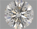 Natural Diamond 0.53 Carats, Round with Excellent Cut, I Color, SI2 Clarity and Certified by IGI