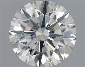 Picture of Natural Diamond 0.51 Carats, Round with Excellent Cut, K Color, VS2 Clarity and Certified by IGI