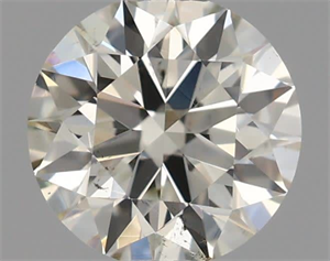 Picture of Natural Diamond 0.50 Carats, Round with Excellent Cut, I Color, SI1 Clarity and Certified by IGI