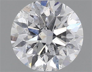 Picture of Natural Diamond 0.50 Carats, Round with Very Good Cut, D Color, SI2 Clarity and Certified by IGI