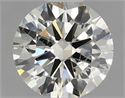 Natural Diamond 0.41 Carats, Round with Excellent Cut, K Color, SI1 Clarity and Certified by IGI